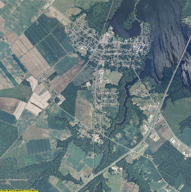 Perquimans County, North Carolina aerial photography