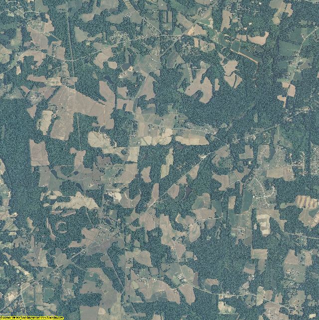 Person County, North Carolina aerial photography