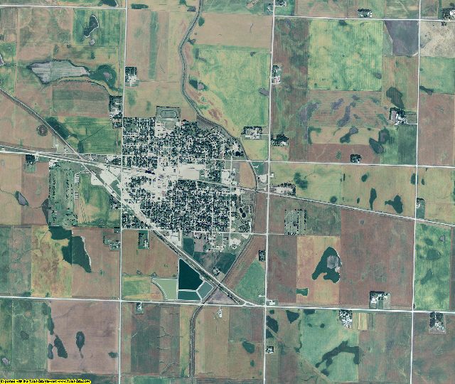 Pocahontas County, Iowa aerial photography