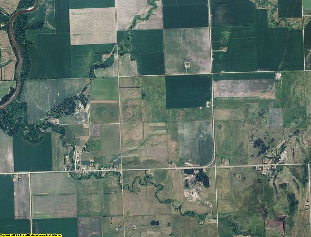 Polk County, Minnesota aerial photography