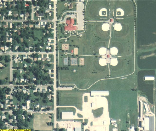 Poweshiek County, IA aerial photography detail