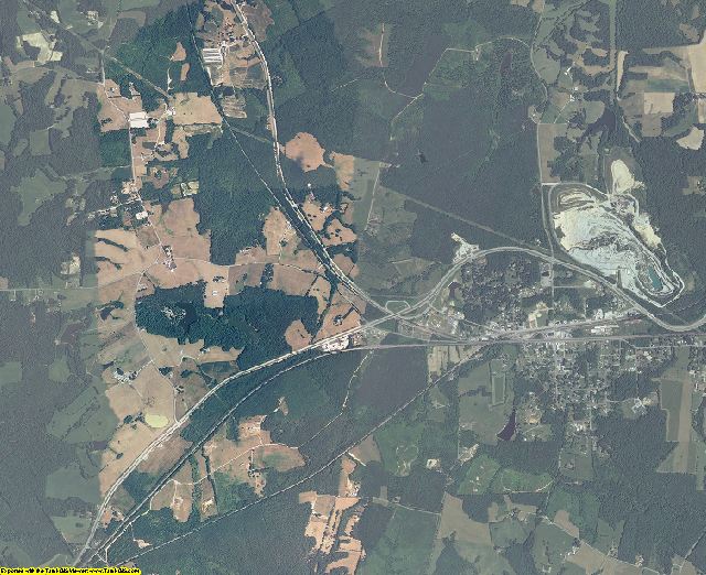 Prince Edward County, Virginia aerial photography