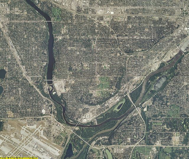 Ramsey County, Minnesota aerial photography