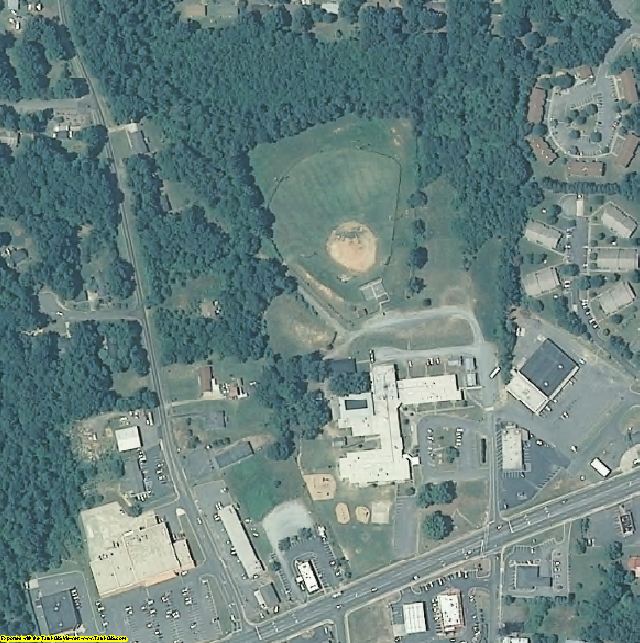 Randolph County, NC aerial photography detail