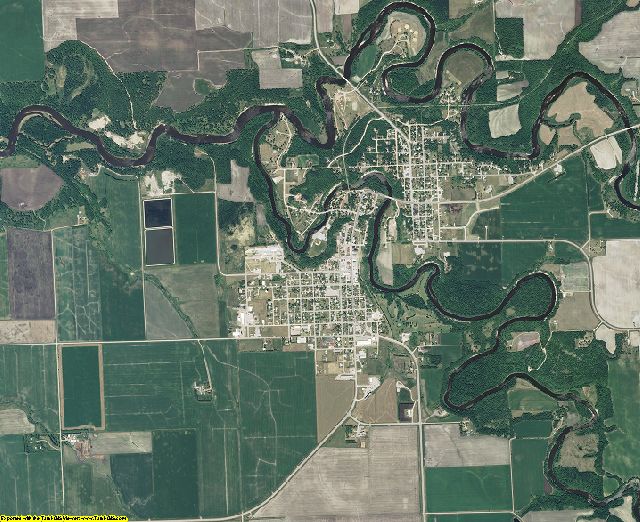 Red Lake County, Minnesota aerial photography