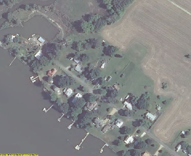 Richmond County, VA aerial photography detail