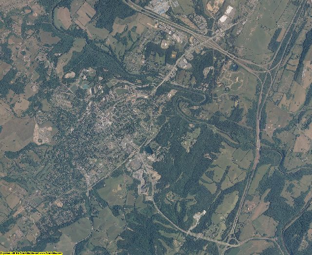 Rockbridge County, Virginia aerial photography