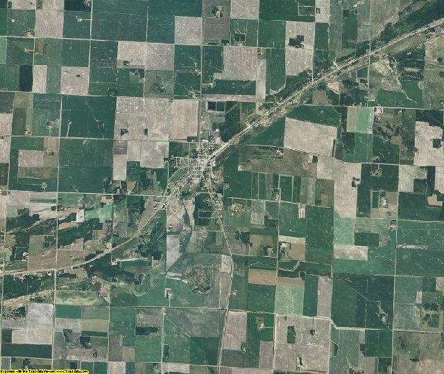 Roseau County, Minnesota aerial photography