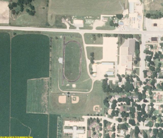 Sac County, IA aerial photography detail