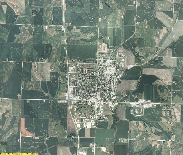 Shelby County, Iowa aerial photography