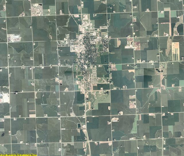 Sioux County, Iowa aerial photography