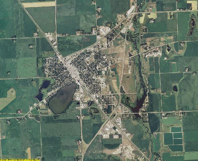 Stevens County, Minnesota aerial photography