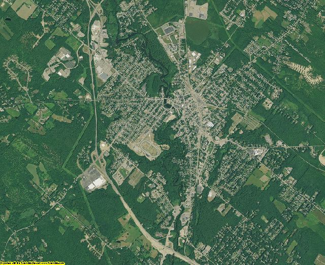 Strafford County, New Hampshire aerial photography