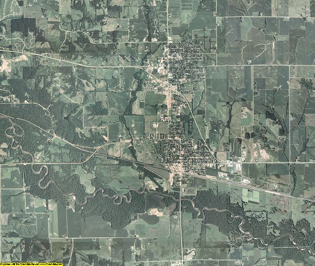 Tama County, Iowa aerial photography