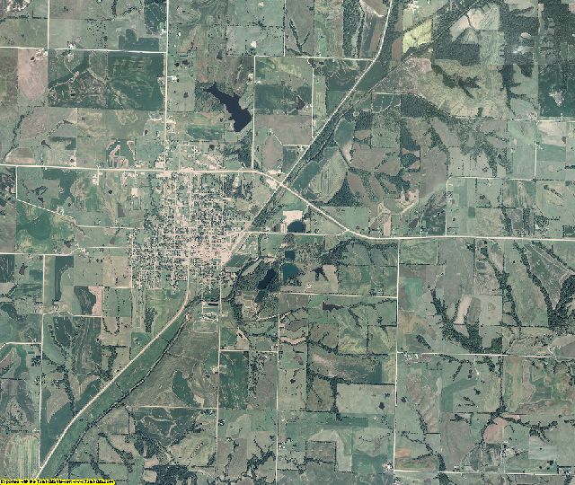 Taylor County, Iowa aerial photography