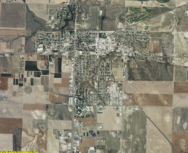 Thomas County, Kansas aerial photography