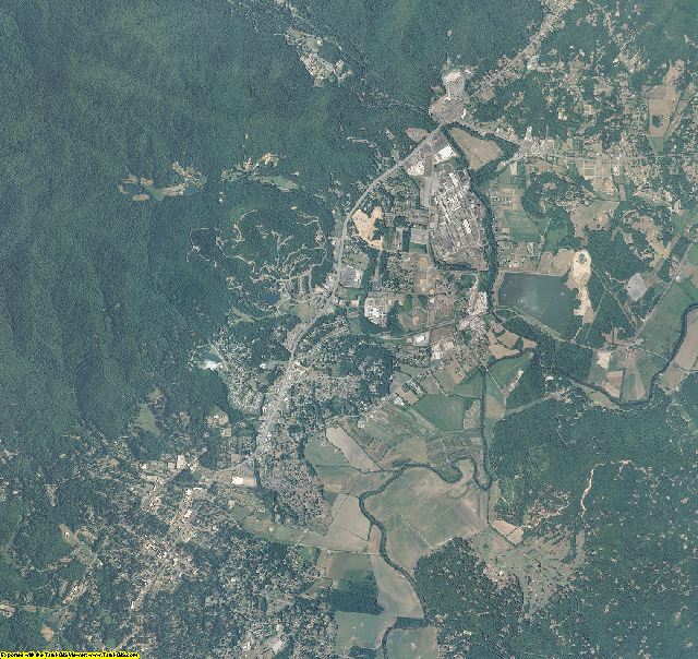 Transylvania County, North Carolina aerial photography