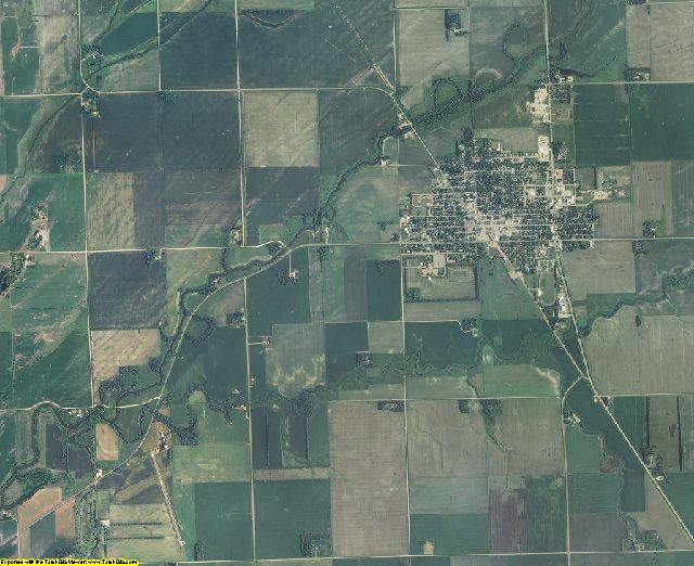 Traverse County, Minnesota aerial photography