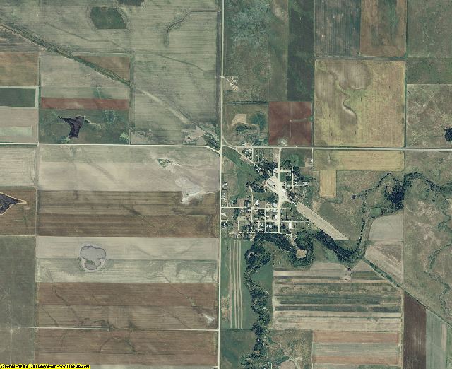 Tripp County, South Dakota aerial photography