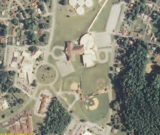 Unicoi County, TN aerial photography detail