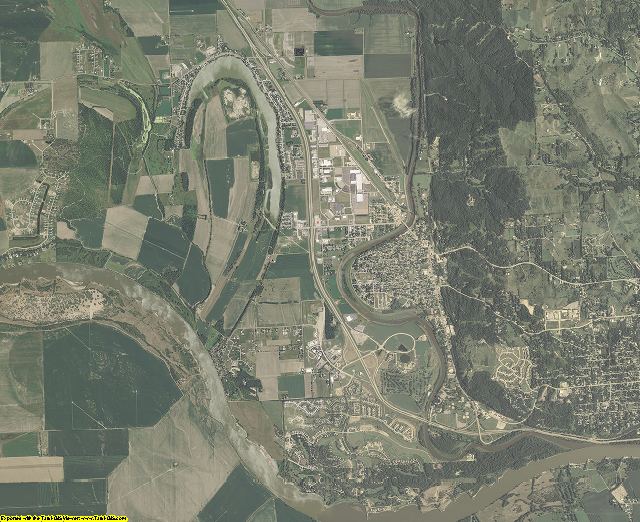 Union County, South Dakota aerial photography