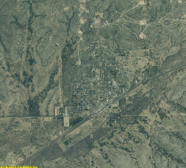 Upton County, Texas aerial photography