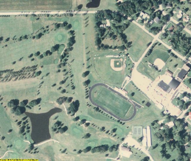 Van Buren County, IA aerial photography detail