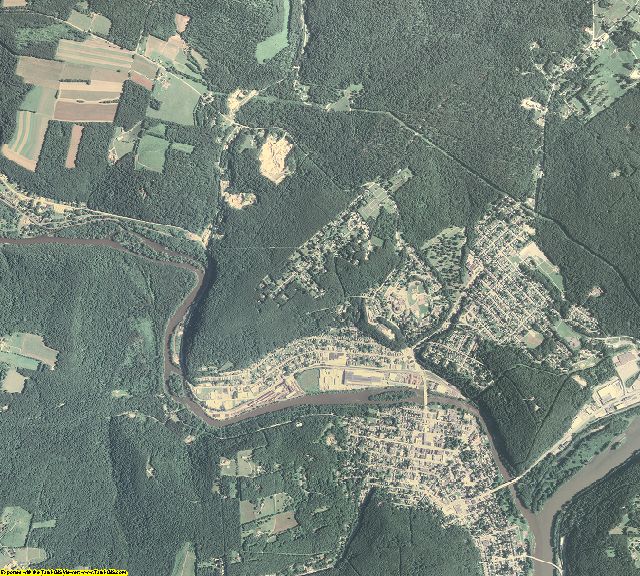 Venango County, Pennsylvania aerial photography