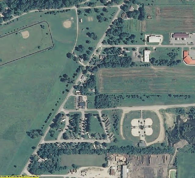 Vigo County, IN aerial photography detail