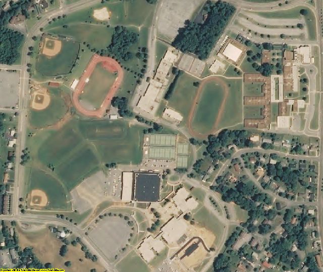 Washington County, TN aerial photography detail
