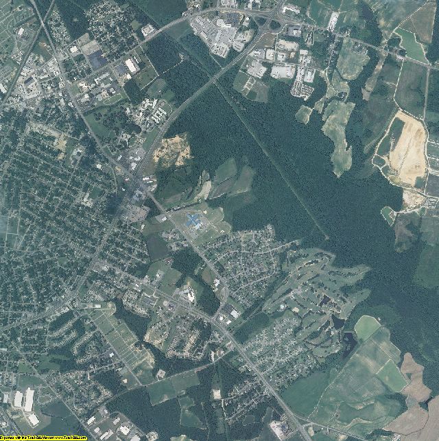 Wilson County, North Carolina aerial photography