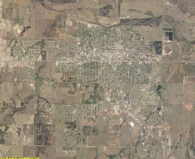 Woodward County, Oklahoma aerial photography