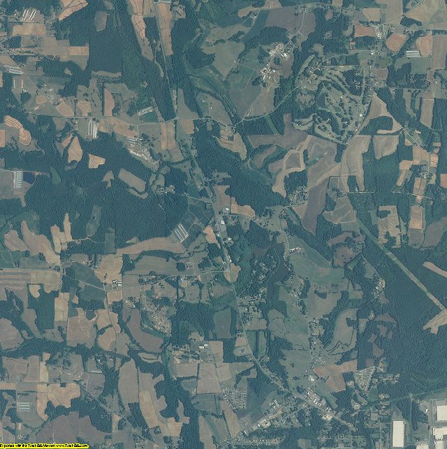 Yadkin County, North Carolina aerial photography