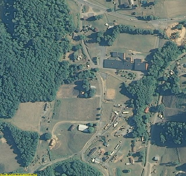 Yancey County, NC aerial photography detail