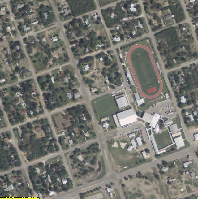 Zavala County, TX aerial photography detail
