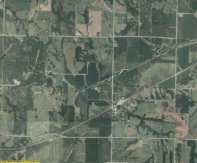 Adams County, Iowa aerial photography