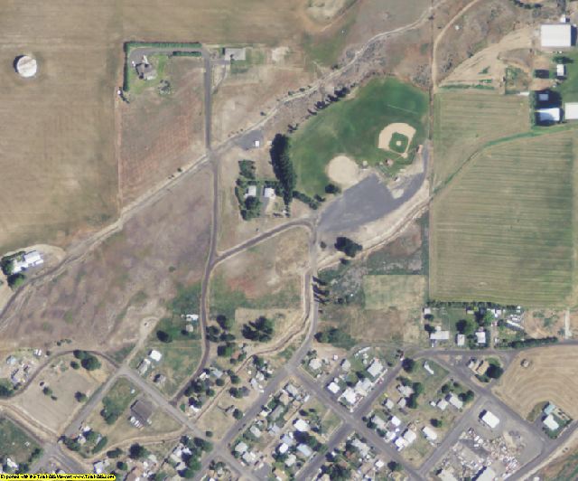 Adams County, WA aerial photography detail