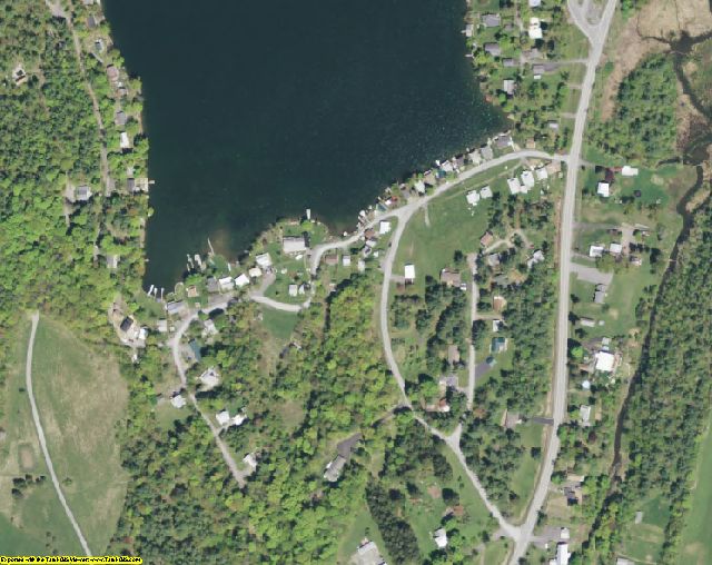 Albany County, NY aerial photography detail