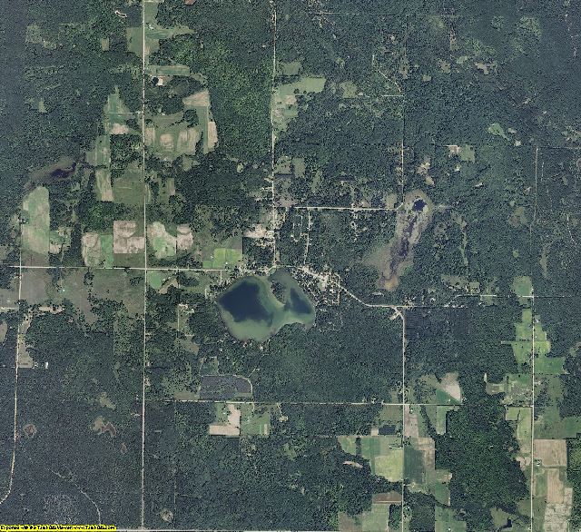 Alcona County, Michigan aerial photography