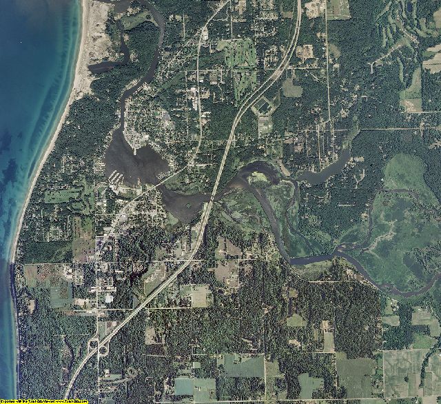 Allegan County, Michigan aerial photography