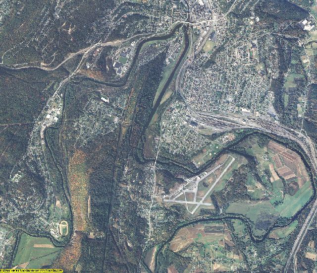 Allegany County, MD aerial photography detail