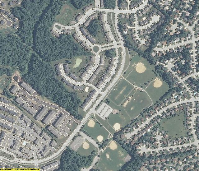 Anne Arundel County, MD aerial photography detail