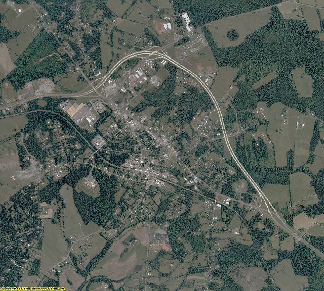 Appomattox County, Virginia aerial photography