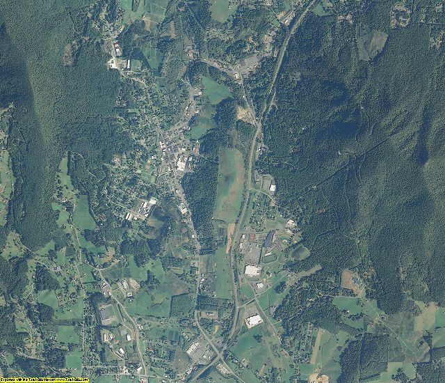 Ashe County, North Carolina aerial photography