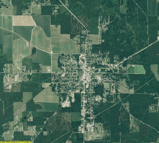 Ashley County, Arkansas aerial photography