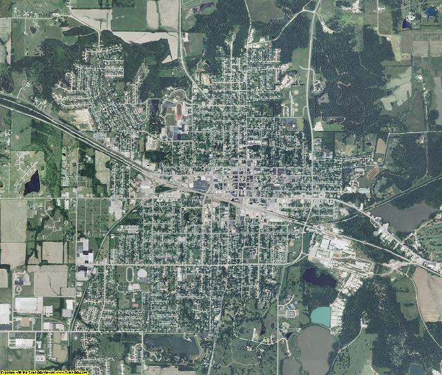 Audrain County, Missouri aerial photography