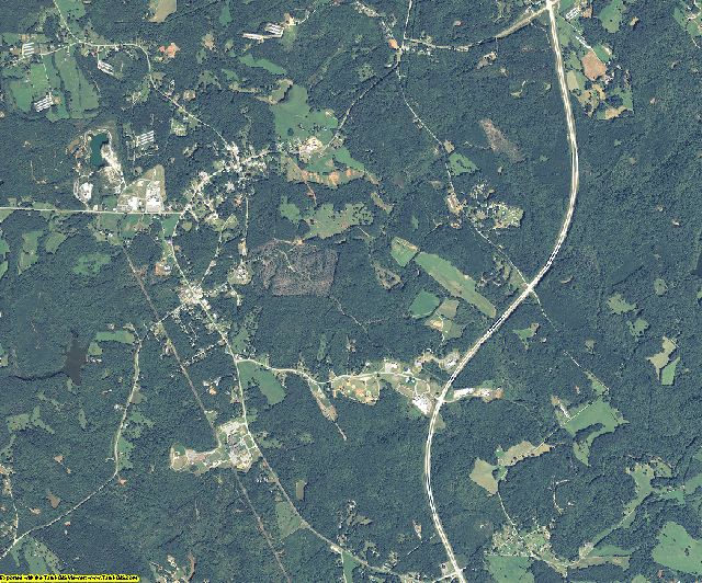 Banks County, Georgia aerial photography