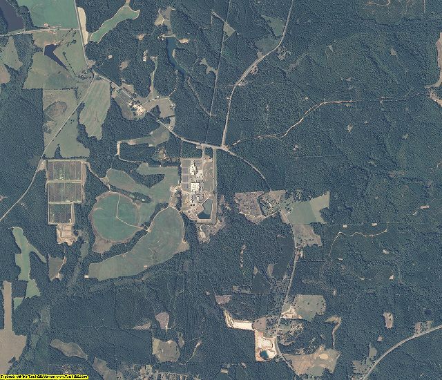 Barbour County, Alabama aerial photography