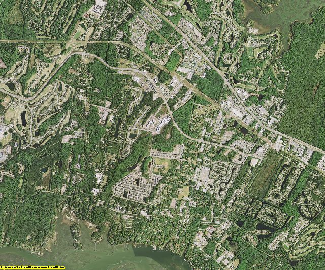 Beaufort County, South Carolina aerial photography