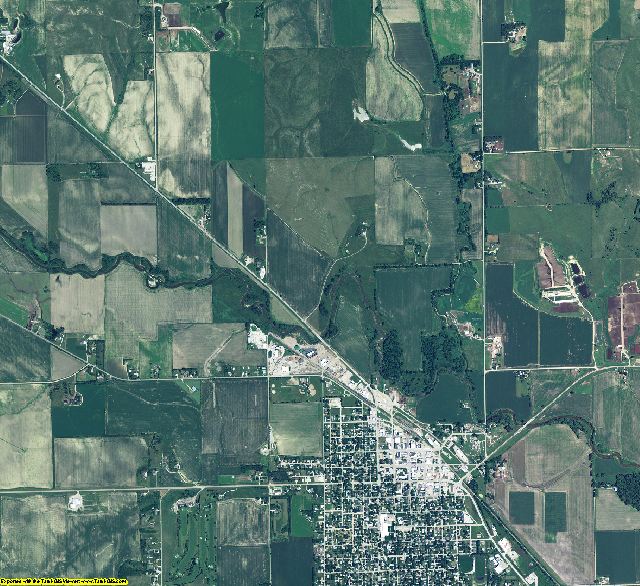 Boone County, Nebraska aerial photography